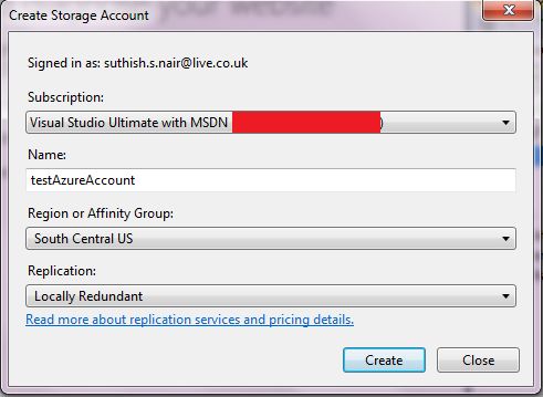 open Azure main node